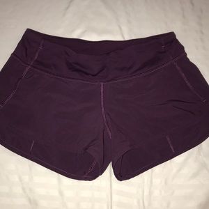 lululemon speed shorts